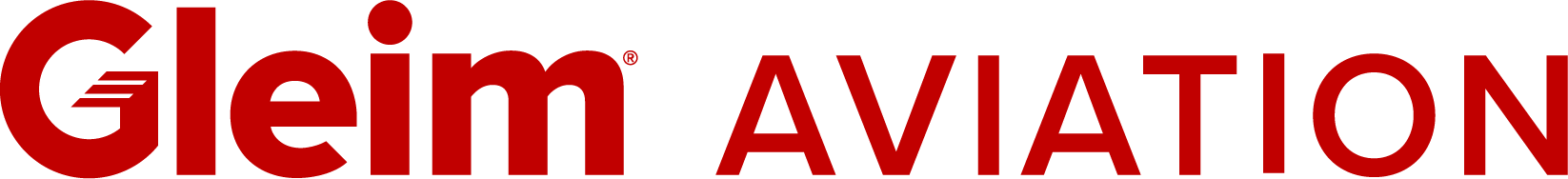GleimAviation HorizontalLogo Red RGB